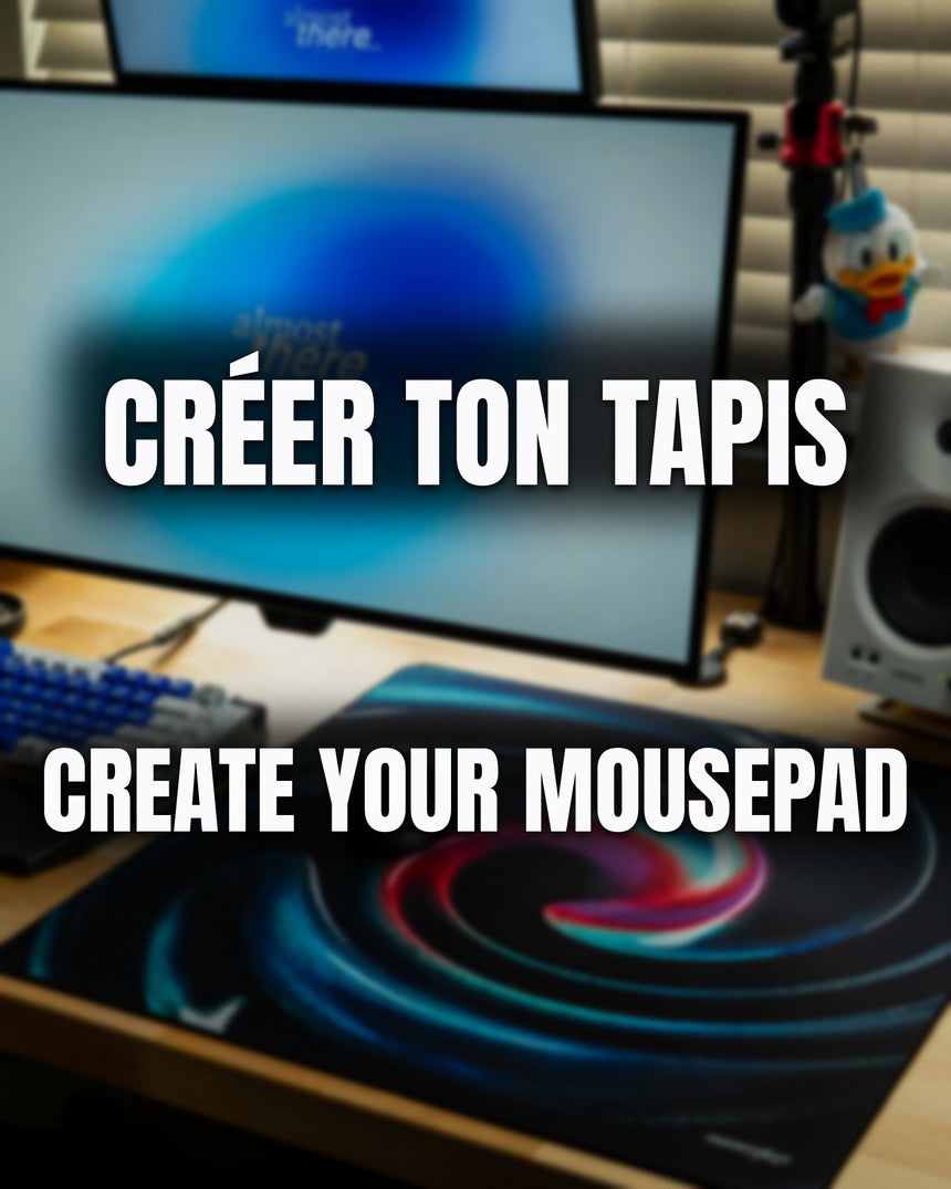 Tapis de souris personnalisé XXL