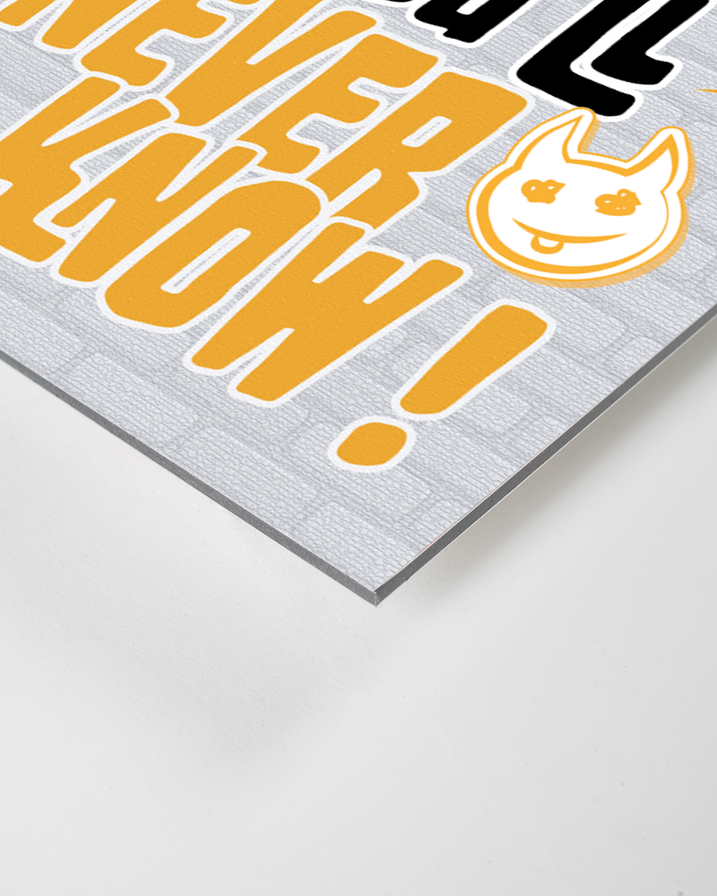 IF YOU NEVER TRY YOU'LL NEVER KNOW !