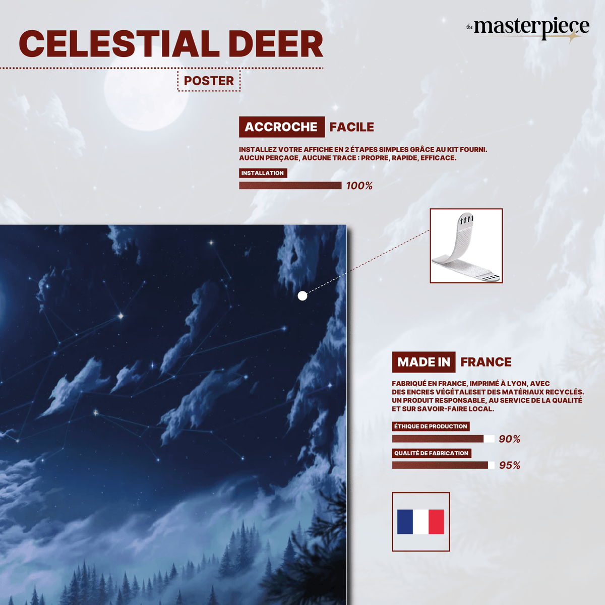 Celestial Deer - themasterpiece poster themasterpiece
