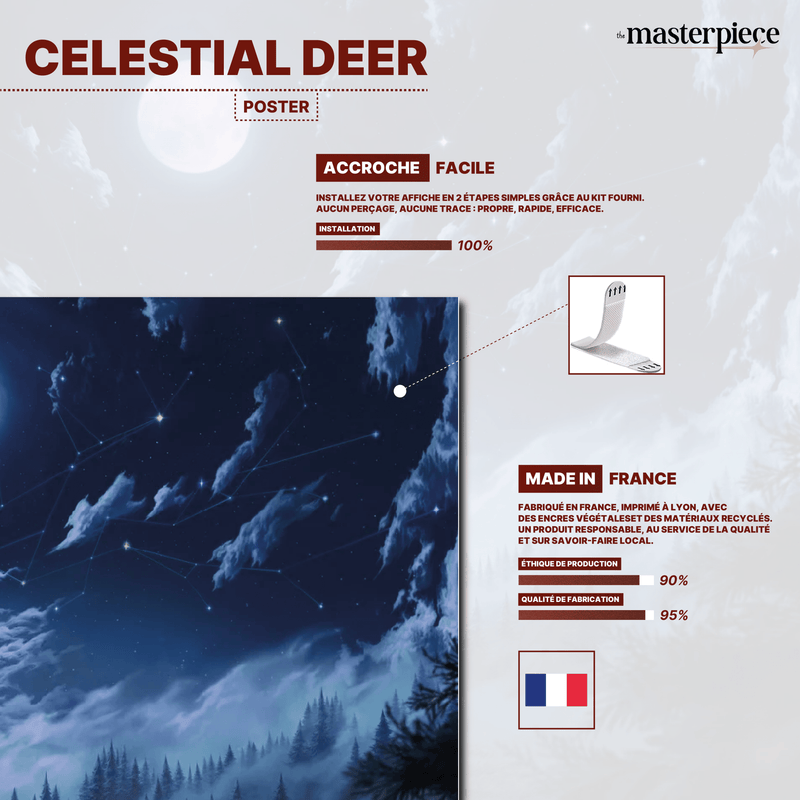 Celestial Deer - themasterpiece poster themasterpiece