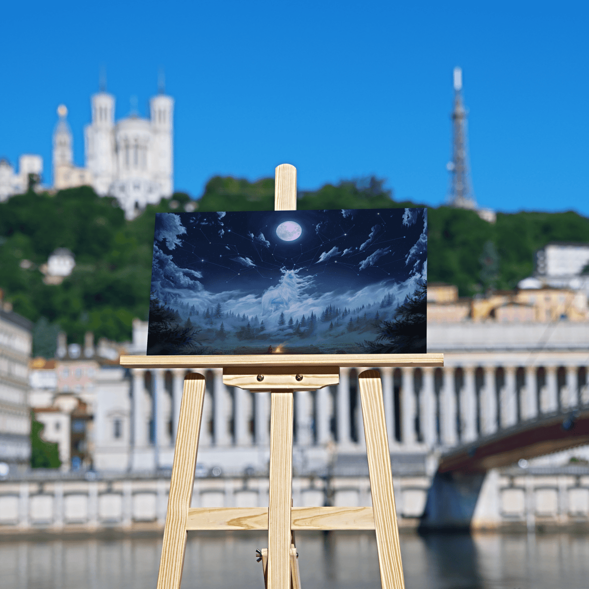 Celestial Deer - themasterpiece poster themasterpiece