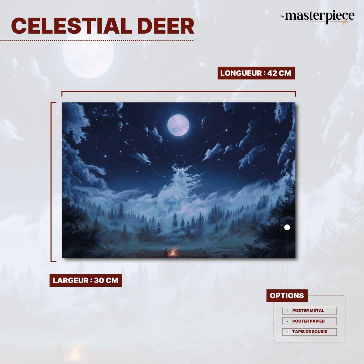 Celestial Deer - themasterpiece poster themasterpiece