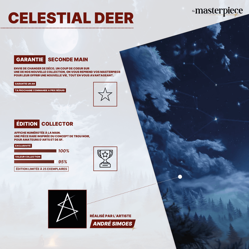 Celestial Deer - themasterpiece poster themasterpiece