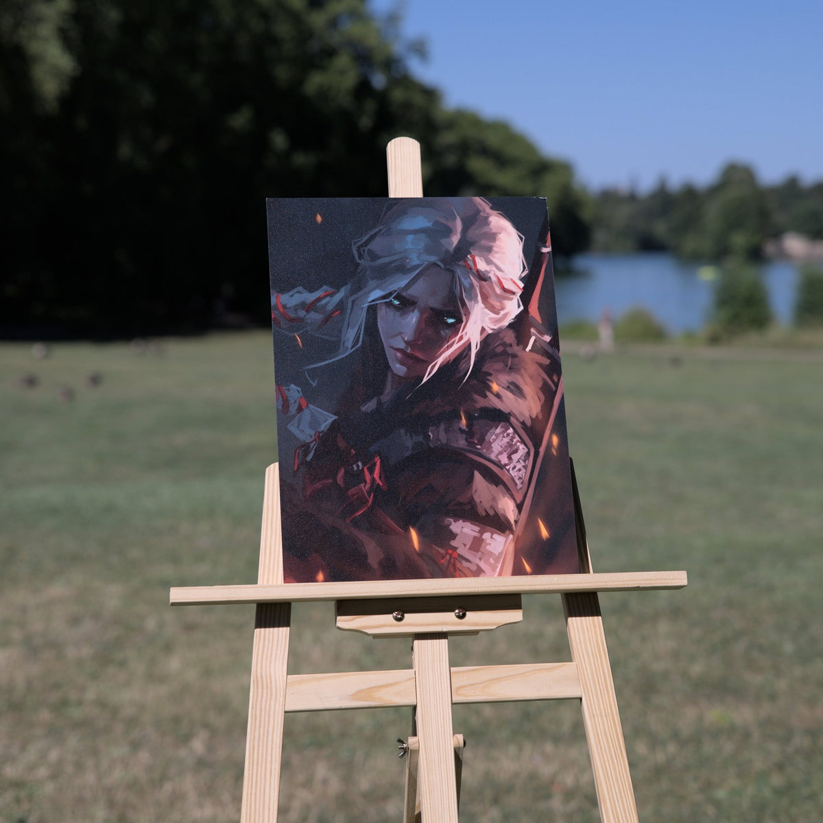 Ciri - The Witcher - themasterpiece poster themasterpiece