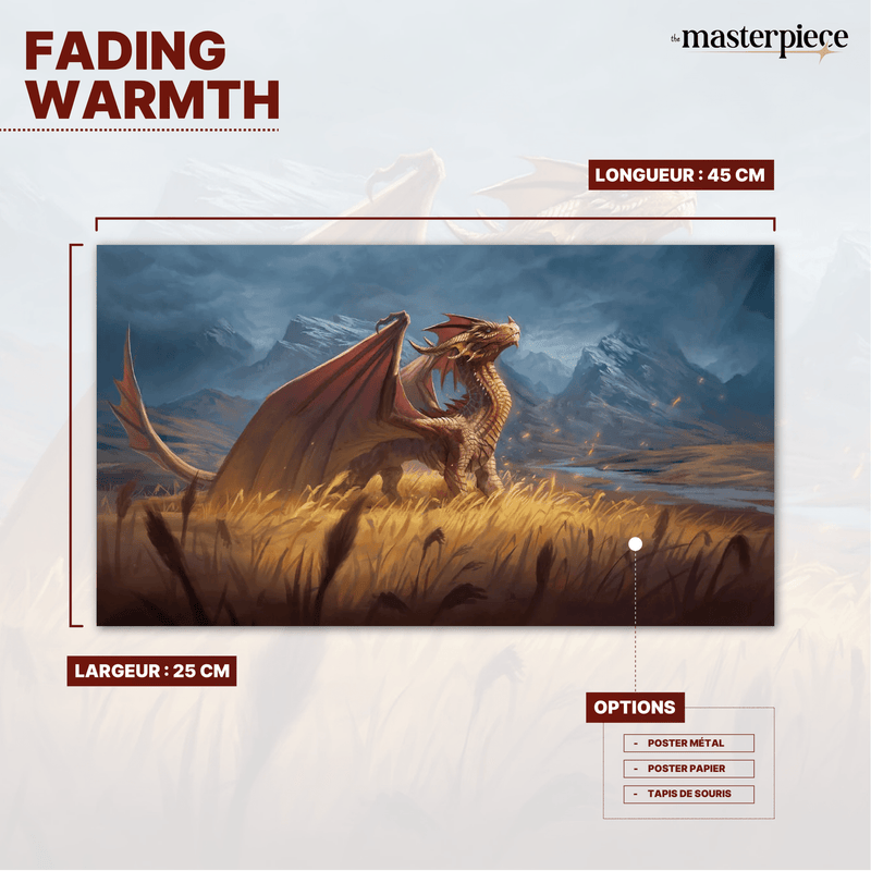 Fading warmth - themasterpiece poster themasterpiece