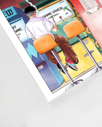 JUNGLE - Z - CelestClub Poster Affiche en métal, Edition limitée, poster en métal inspiré de jeux vidéo et de manga rétro.