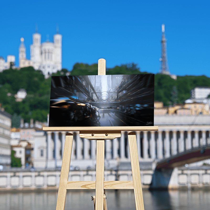 Neon Conflux - themasterpiece poster themasterpiece