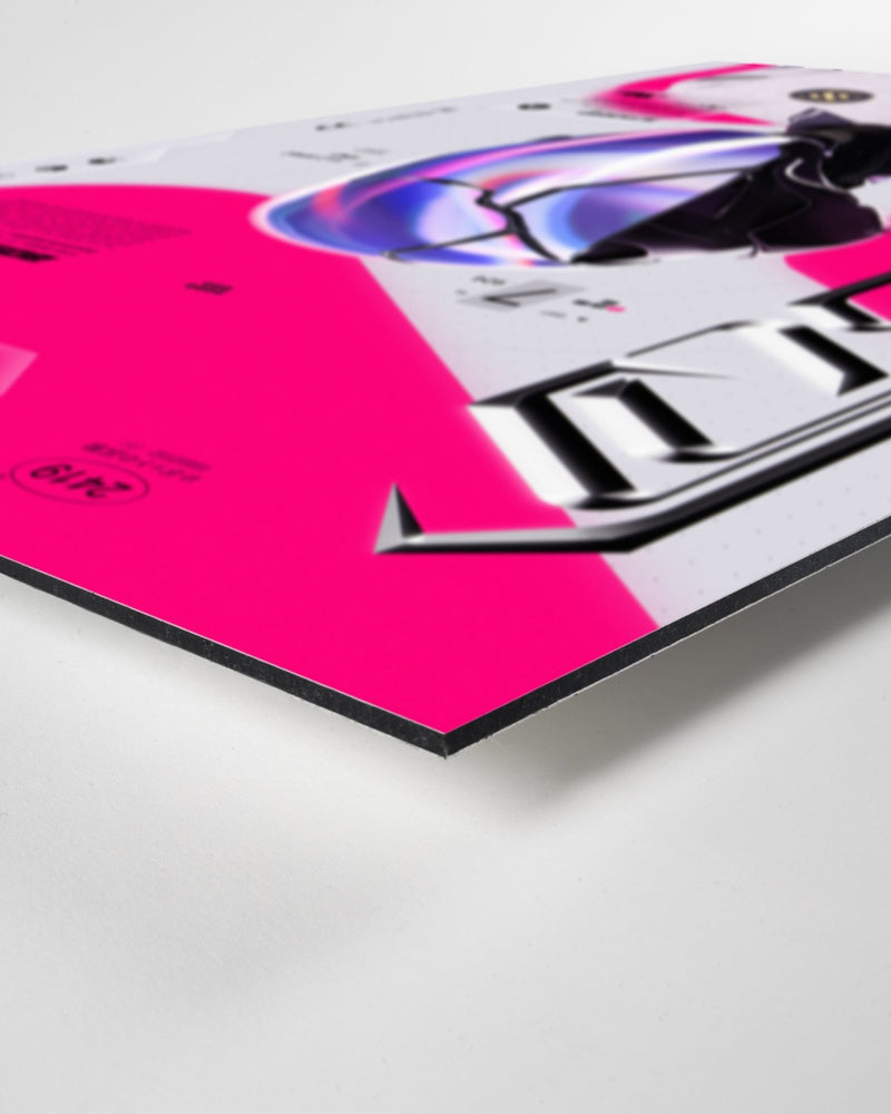 Poster en métal BDS - NEON CITY - CelestClub