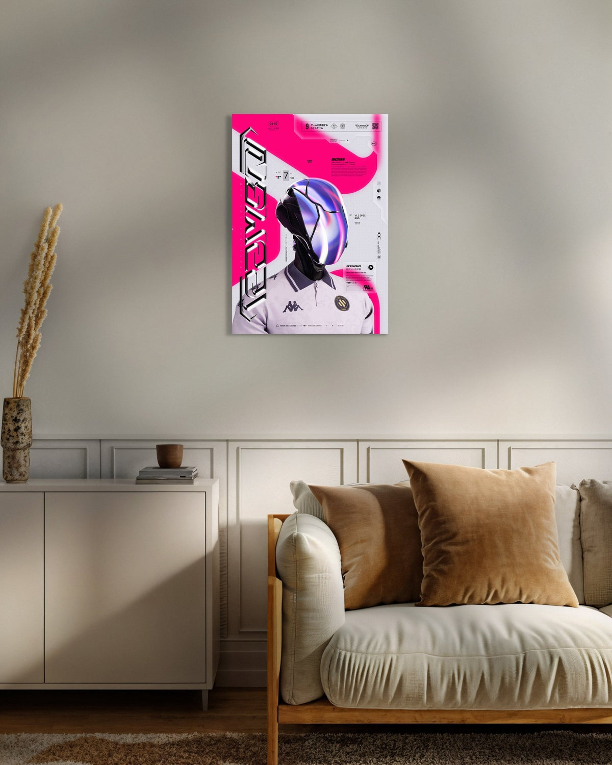 Poster en métal BDS - NEON CITY - CelestClub