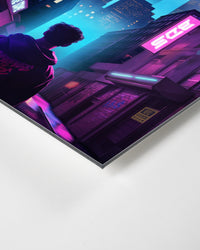 Poster en métal BDS - NEON CITY - CelestClub