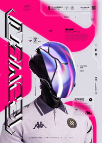 Poster en métal BDS - NEON CITY - CelestClub