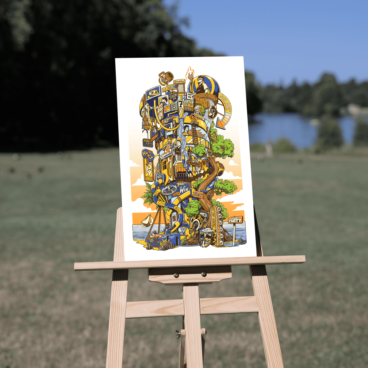 Solary - Hess Event Collector - themasterpiece poster themasterpiece